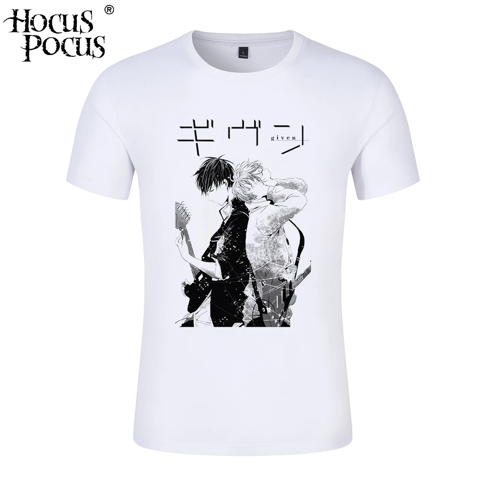 

Given T Shirt Women Anime Sleeve Yaoi Bl Given Shirt Yaoi Japanese Manga T-shirt Cartoon Graphic Tees Summer Tops Harajuku