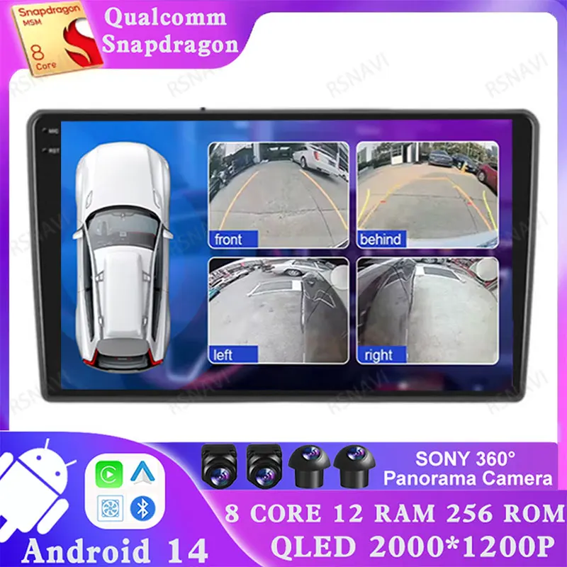 Android 14 для Hyundai I40 2011-2019 5G WIFI Автомобильный радиоприемник NAVI Gation Wireless Carplay Auto DSP 4G LTE