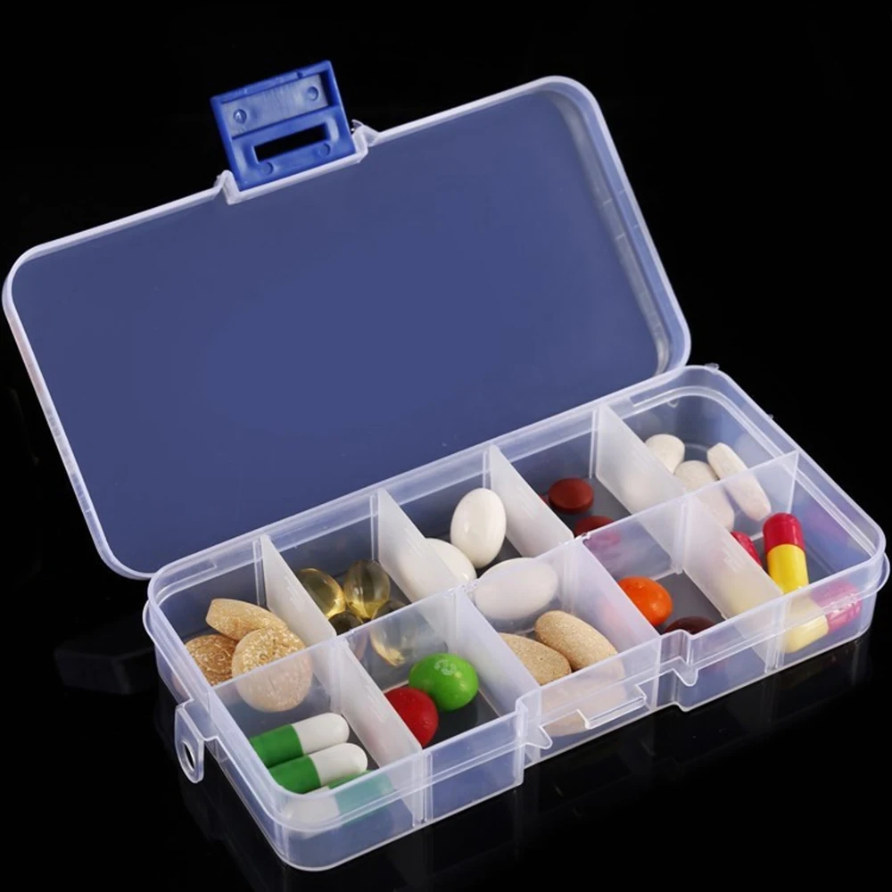 Маленькие квадратные коробки прозрачная пластиковая коробка контейнер для