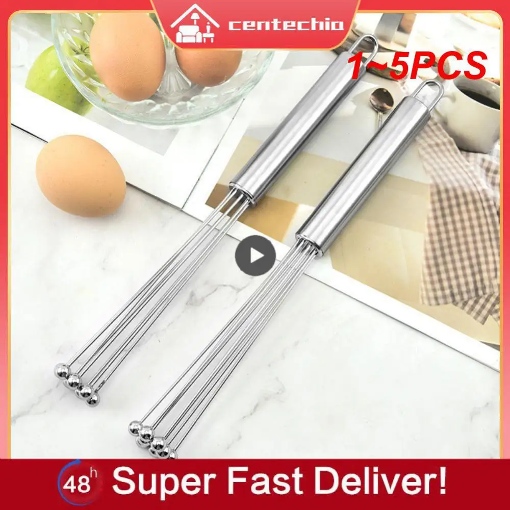 

1 ~ 5 шт., венчик для взбивания яиц из нержавеющей стали