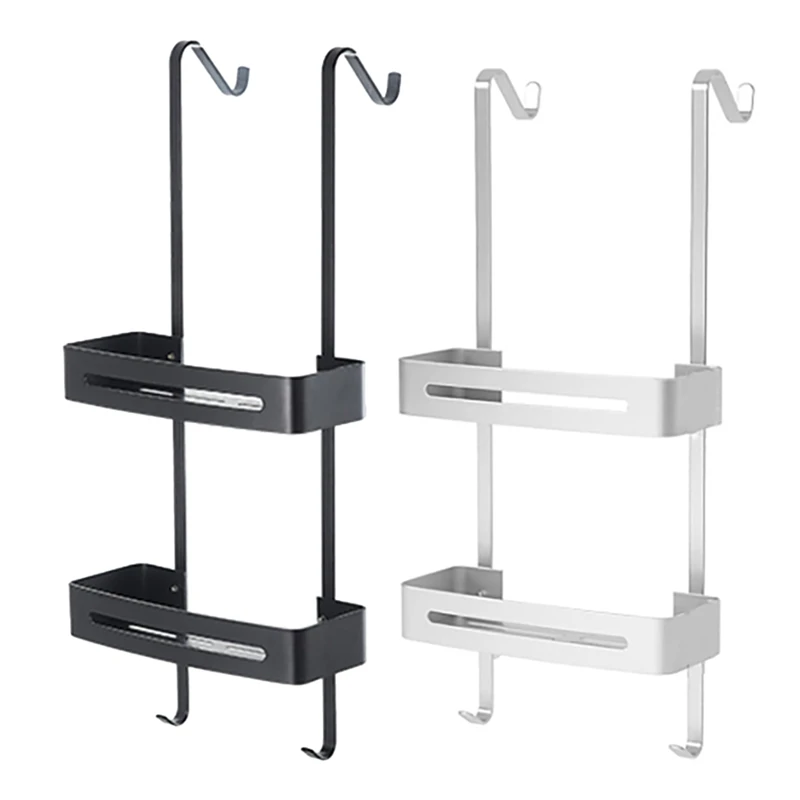 

Shower Shelf the Shower Wall Bathroom Shelf with Towel Holder and Suction Cup Without Drilling Shower Shelf