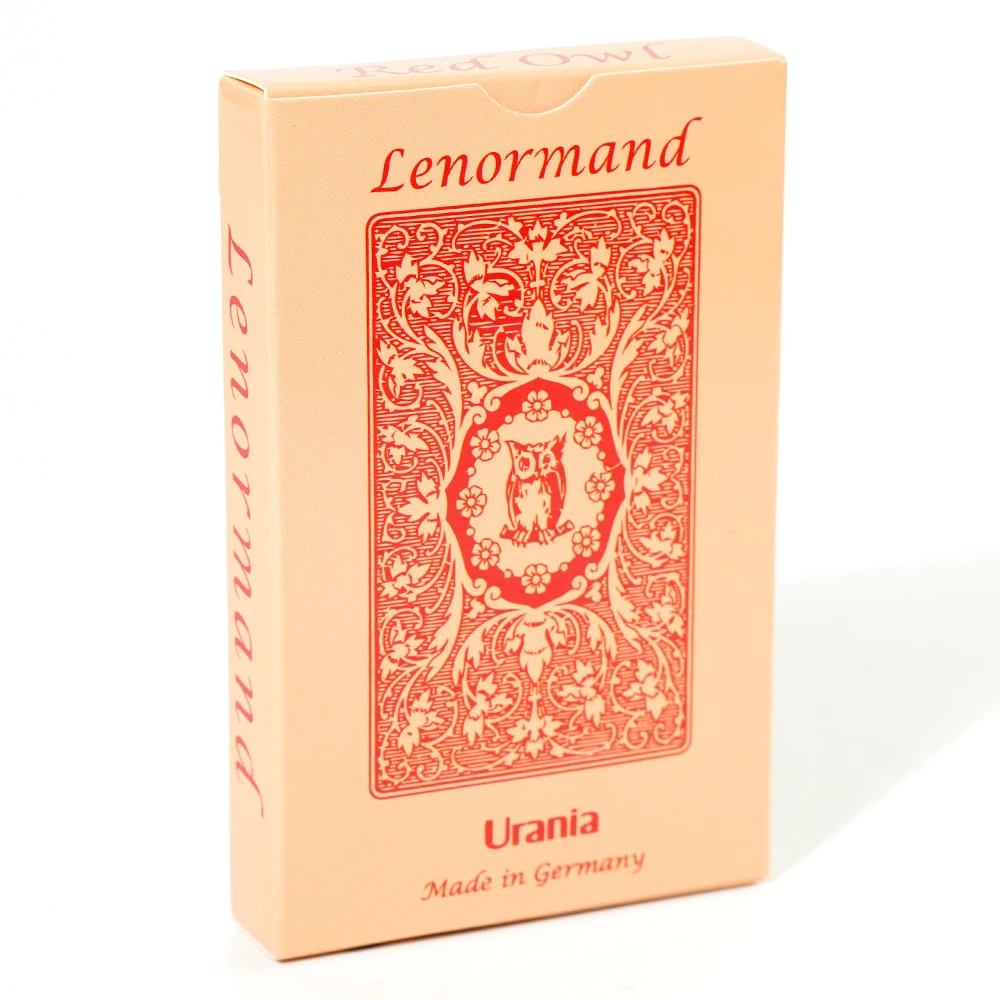 Красная сова от Mlle Lenormand 36 карточных палуб эзотерическая Фортуна Telling Agm Новинка |