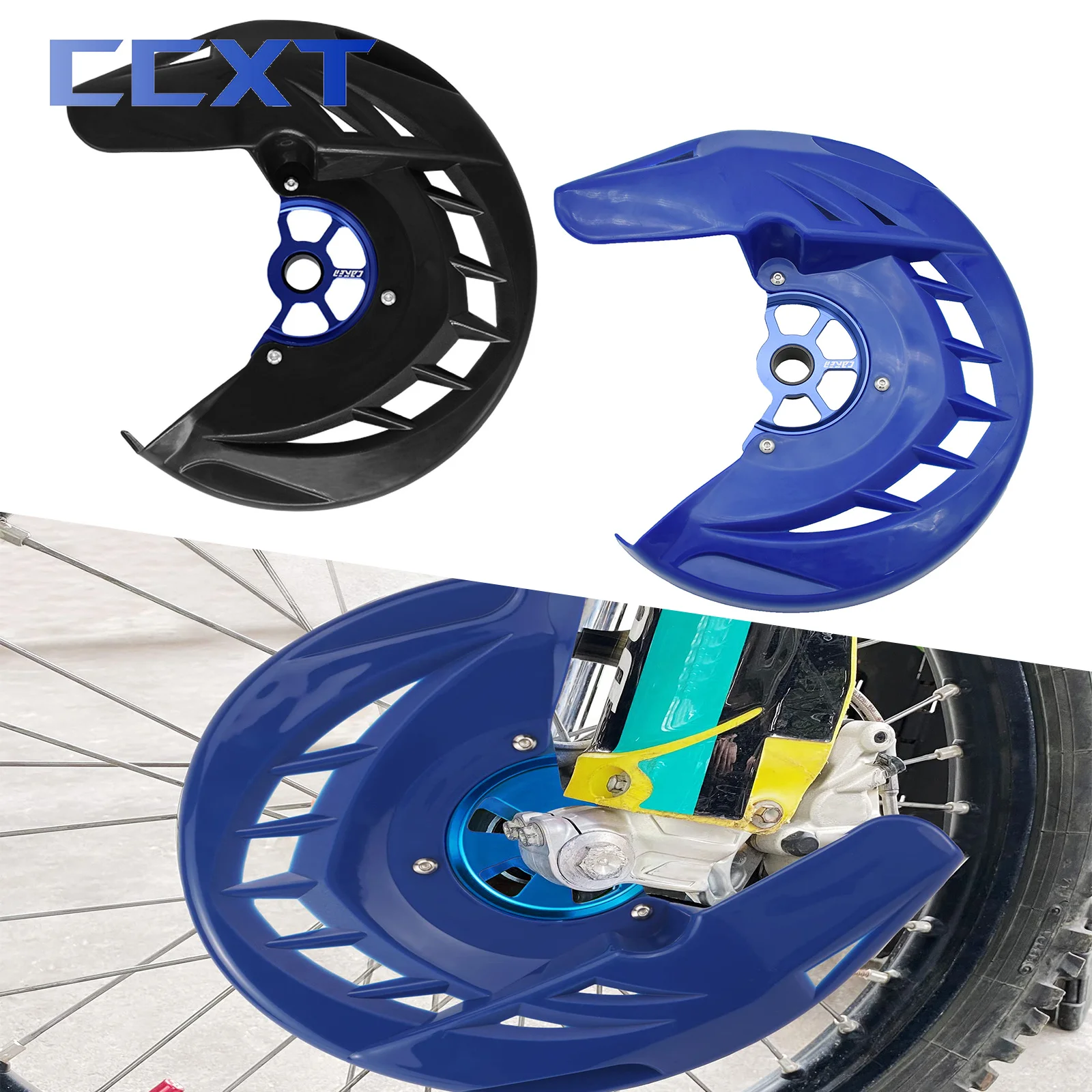 

Motorcycle Front Brake Disc Rotor Guard Protector For Yamaha WR250F WR450F WR125 WR250 YZ125 YZ250F YZ450F YZ250X YZ250FX Parts