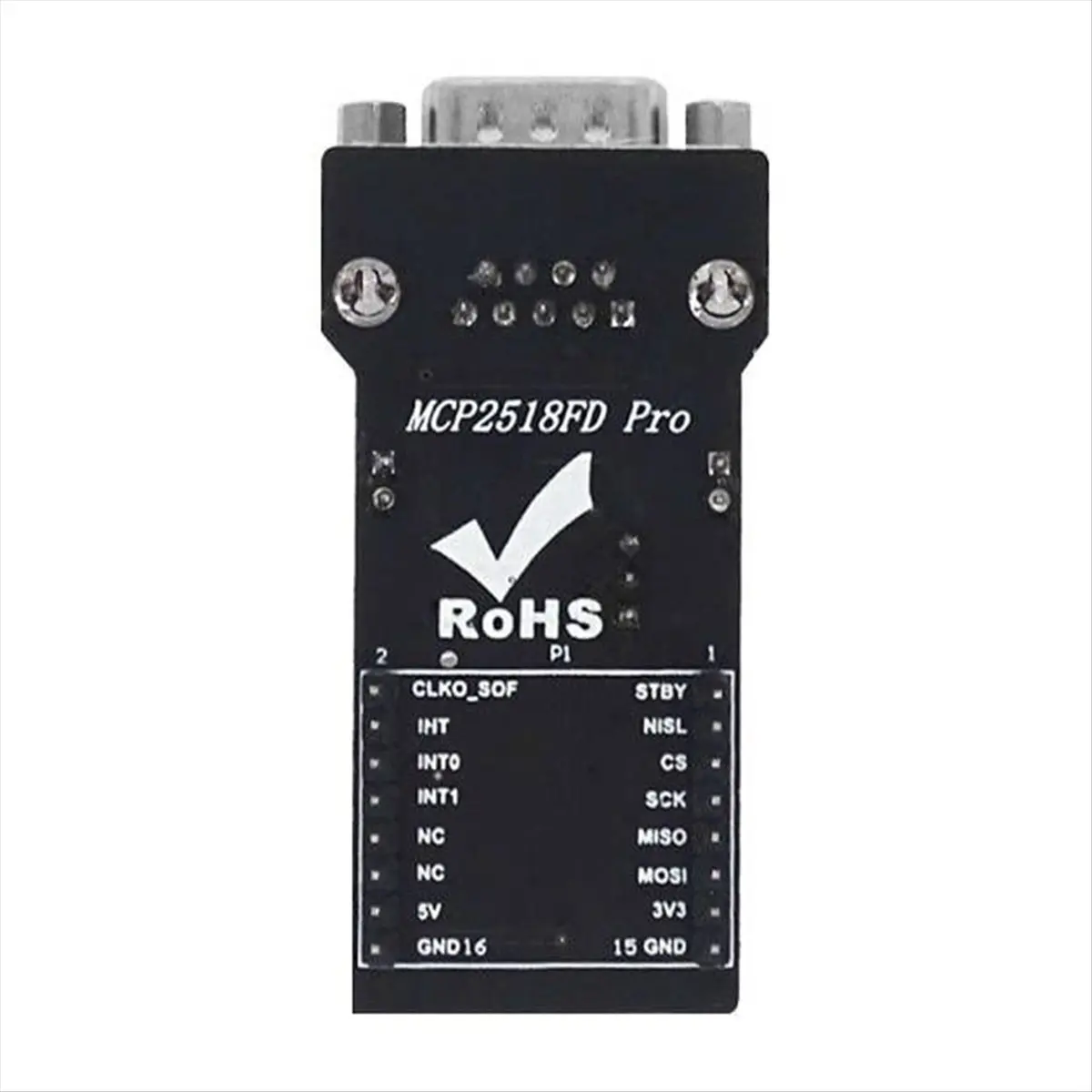 Фото Модуль A14M SPI-CANFD, модуль MCP2518FD, трансивер ATA6560, модуль шины CAN, модуль контроллера Super MCP2515 №4