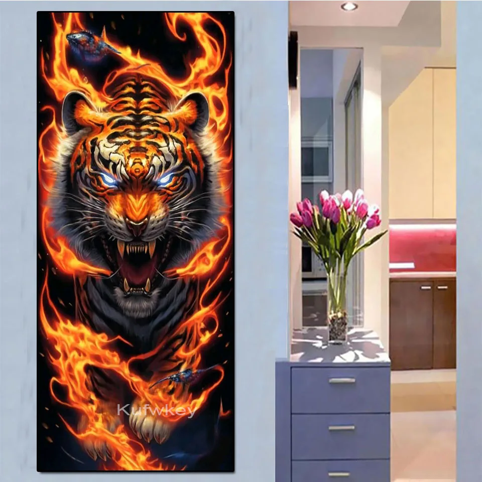 Большой гнев тигр алмазная живопись новая коллекция 2023 сделай сам мозаика полная