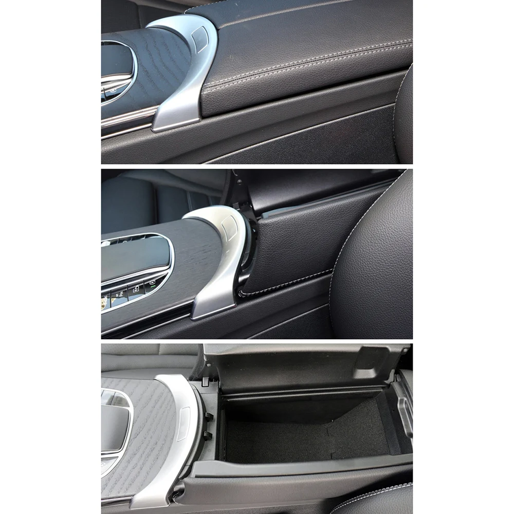 

A2056803407 Cover Trim Button Center Console Armrest Storage Box Fit for Mercedes-Benz C300 Coupe 2017 Stable