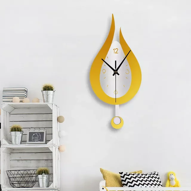 

2022 Modern White Waterdrop Diy Design Clock Creative Quartz Wall Stickers Clock Acyrlic Wall Pendulum Clock Home Living Room De