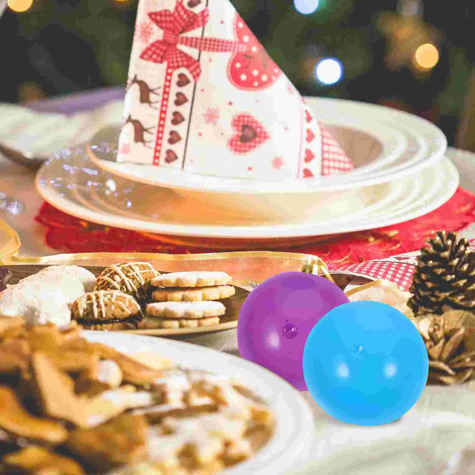 50 шт. красочные шарики для гашапона машина гамбала заполняемые круглые капсулы