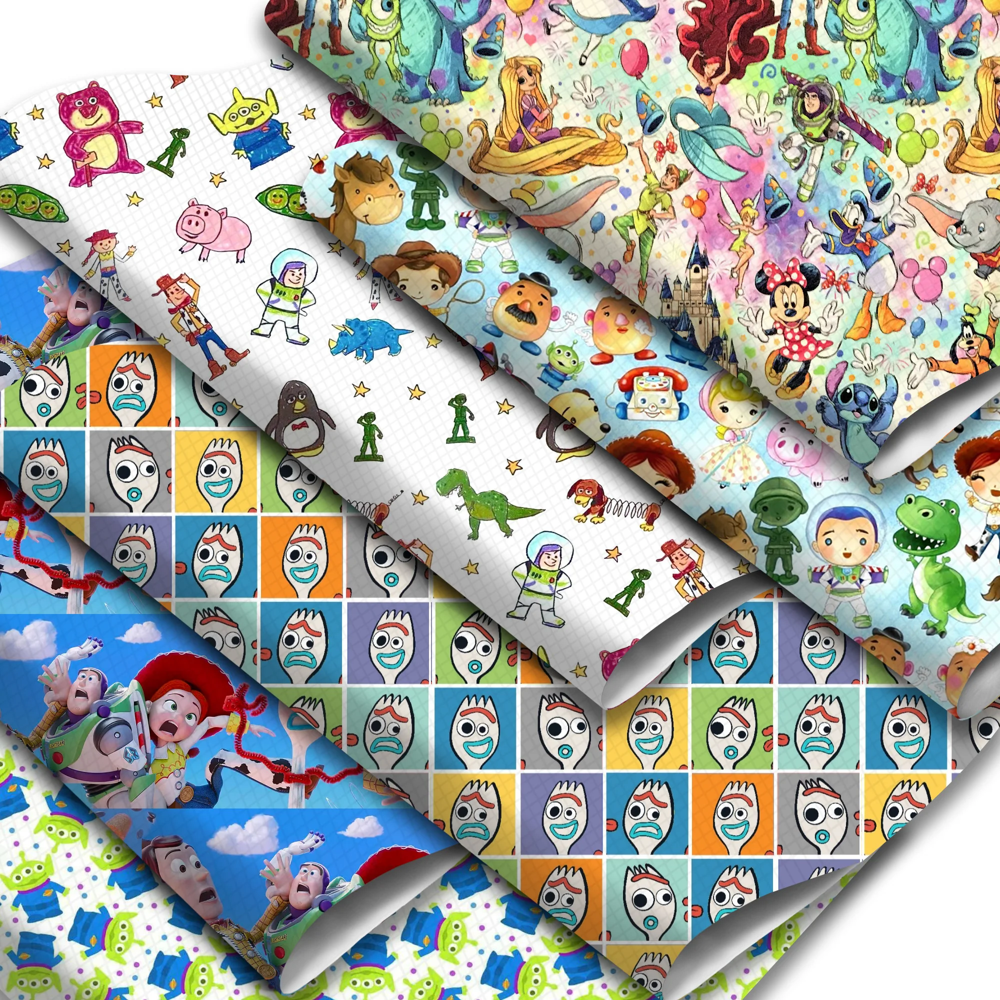 

Простыни из искусственной кожи Disney Toy Story 20*33 см, синтетическая ткань для искусственных бантов, бумажник для ювелирных изделий «сделай сам»