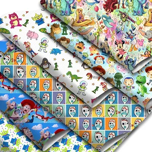Disney Toy Story 20*33cm Faux Leather Sheets Synthetic Fabric for Earring Bags Bow Jewelry Wallet DI in USA (United States)