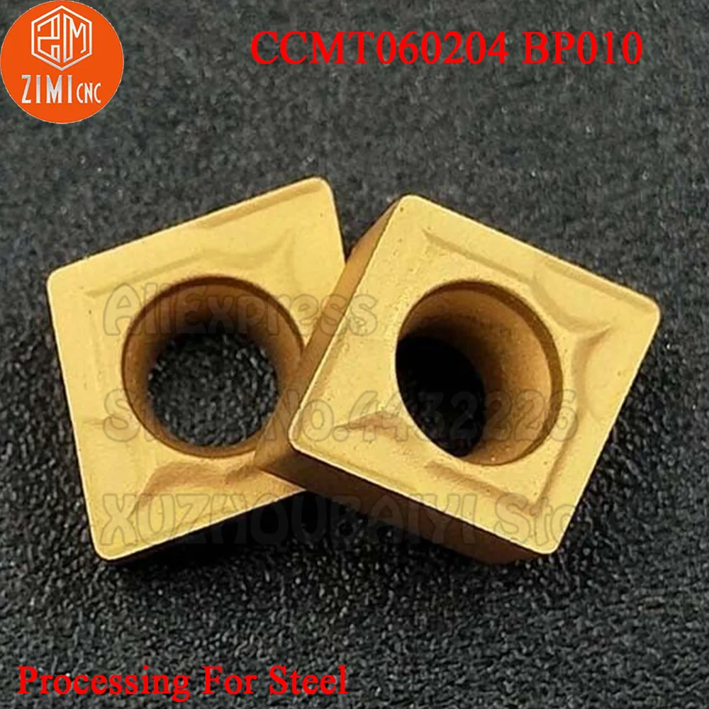 

10pcs CCMT060204 BP010 CCMT 060204 Carbide Inserts Turning Tools CNC Cutter Lathe Blade Internal turning tool milling tool lathe