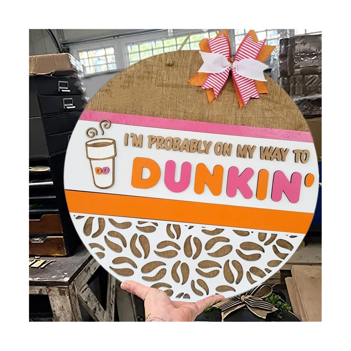 Забавный декоративный дверной знак я вероятно в пути уникальный Знак