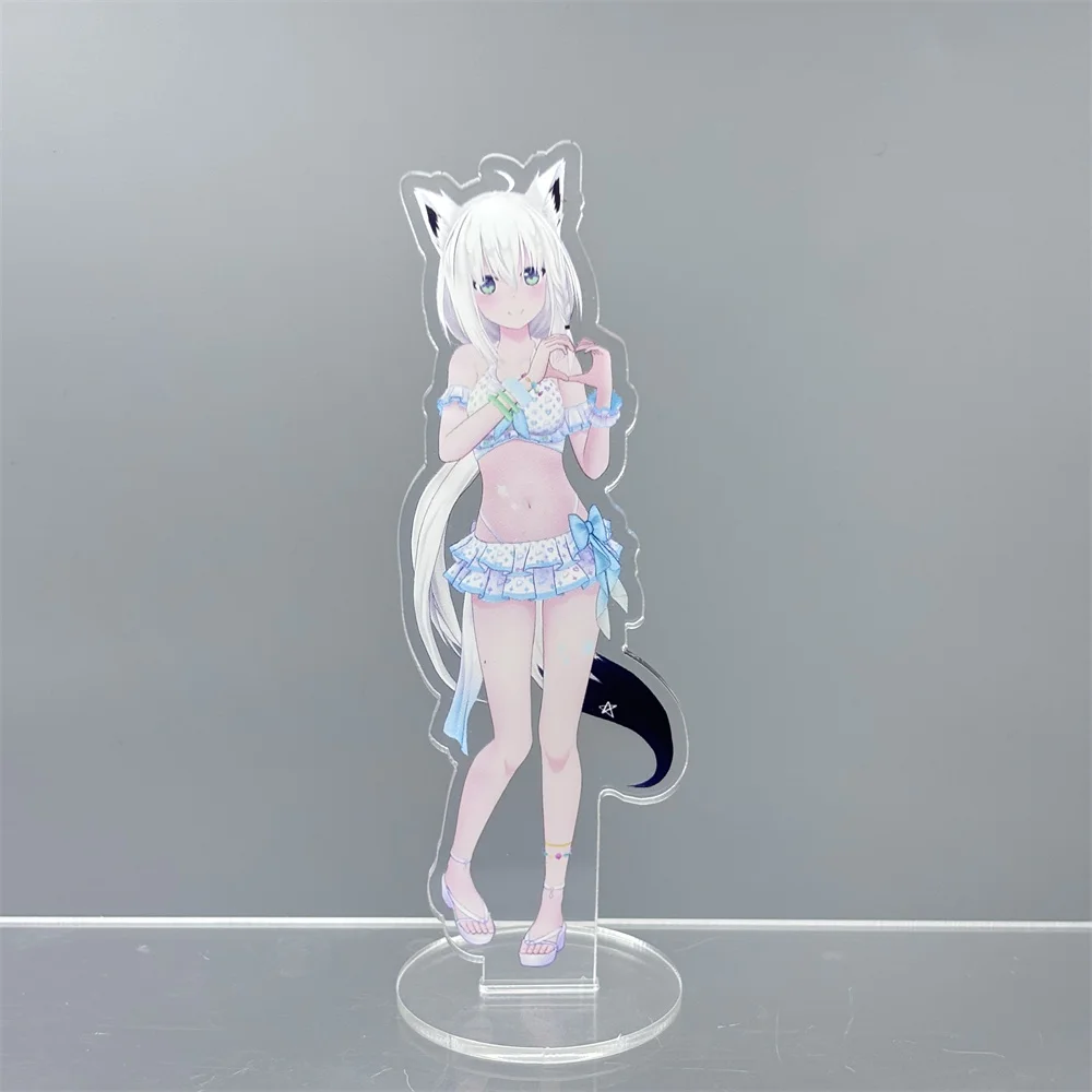 Фото 15 см очаровательный аниме hololive VTuber акриловая подставка модель персонажи косплея орнамент аксессуары коллекция товаров подарки №4