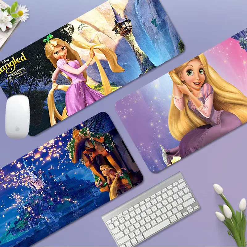

Disney Tangled New Large Mouse Pad PC Computer Mat Size For Game Keyboard Pad