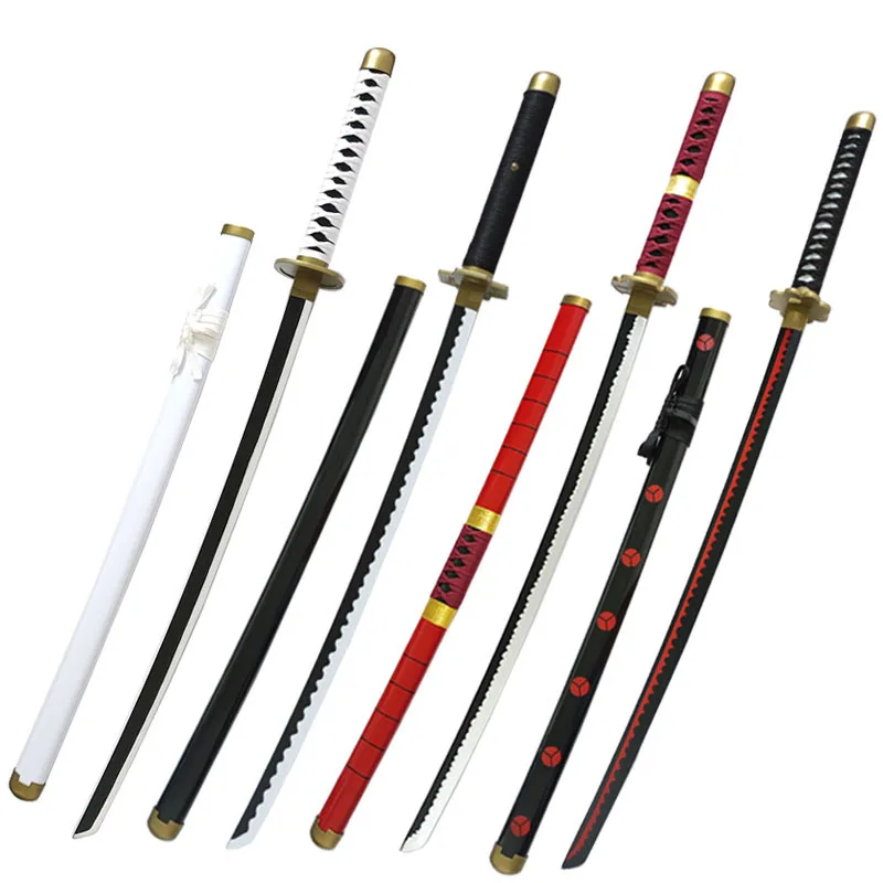 

New Real Katana Model Katana Sword Arms Sunwheel Knife Tanjirou Bamboo Anime Weapon Model Ninja Kids Toys Cosplay Prop Home Deco