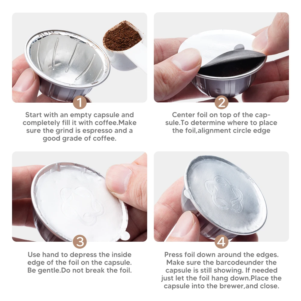 Многоразовые кофейные капсулы Силиконовый поднос для Nespresso Vertuo и VertuoLine с