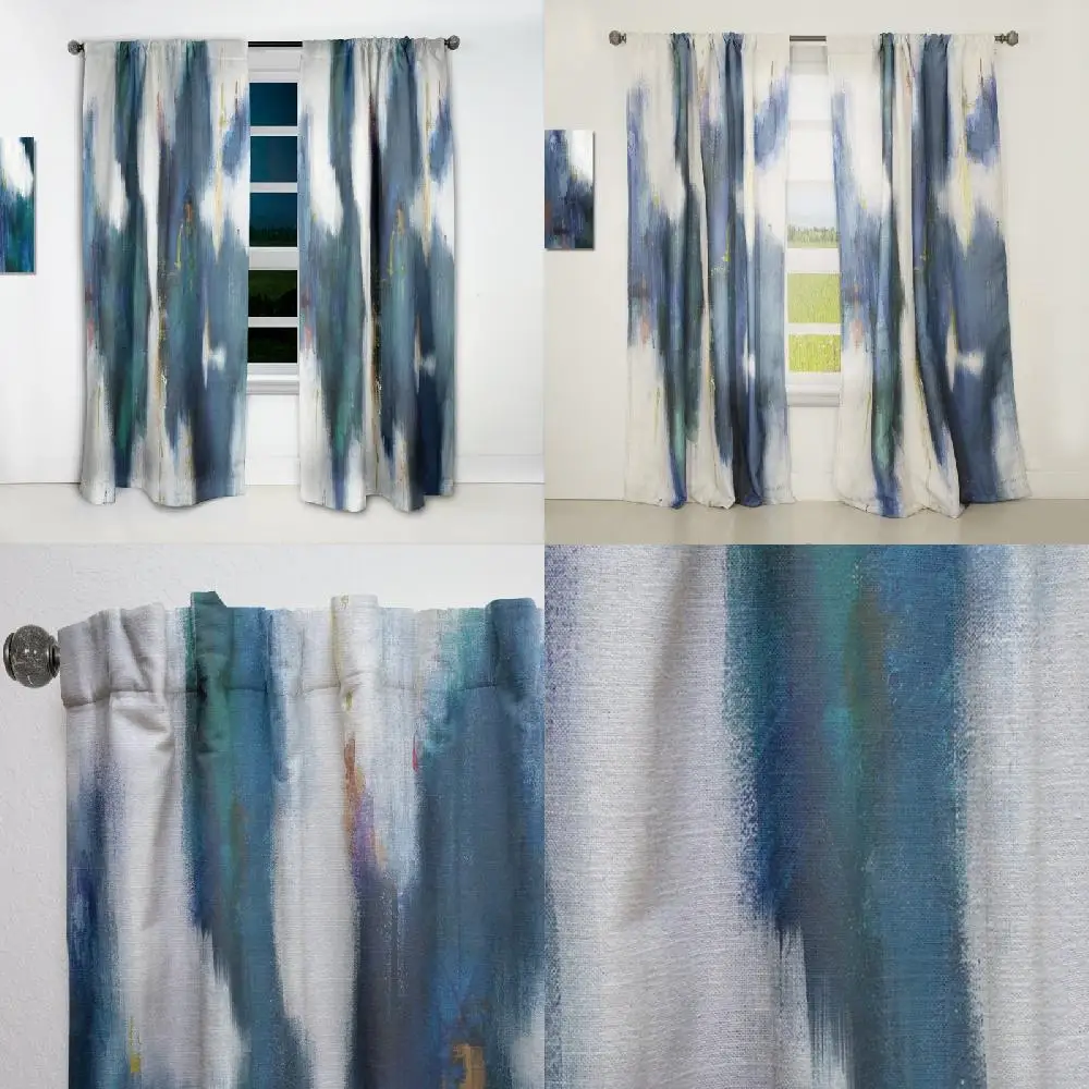 

Glamorous Contemporary Textured Curtain Panel I