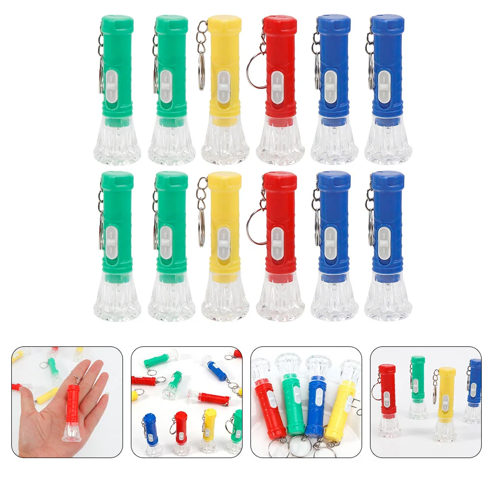 

20pcs Flashlight Keychain Portable Pocket Flashlight Keyring LED Bright Pen Light Toys Bulk for Kids Party Favors Camping Hiking