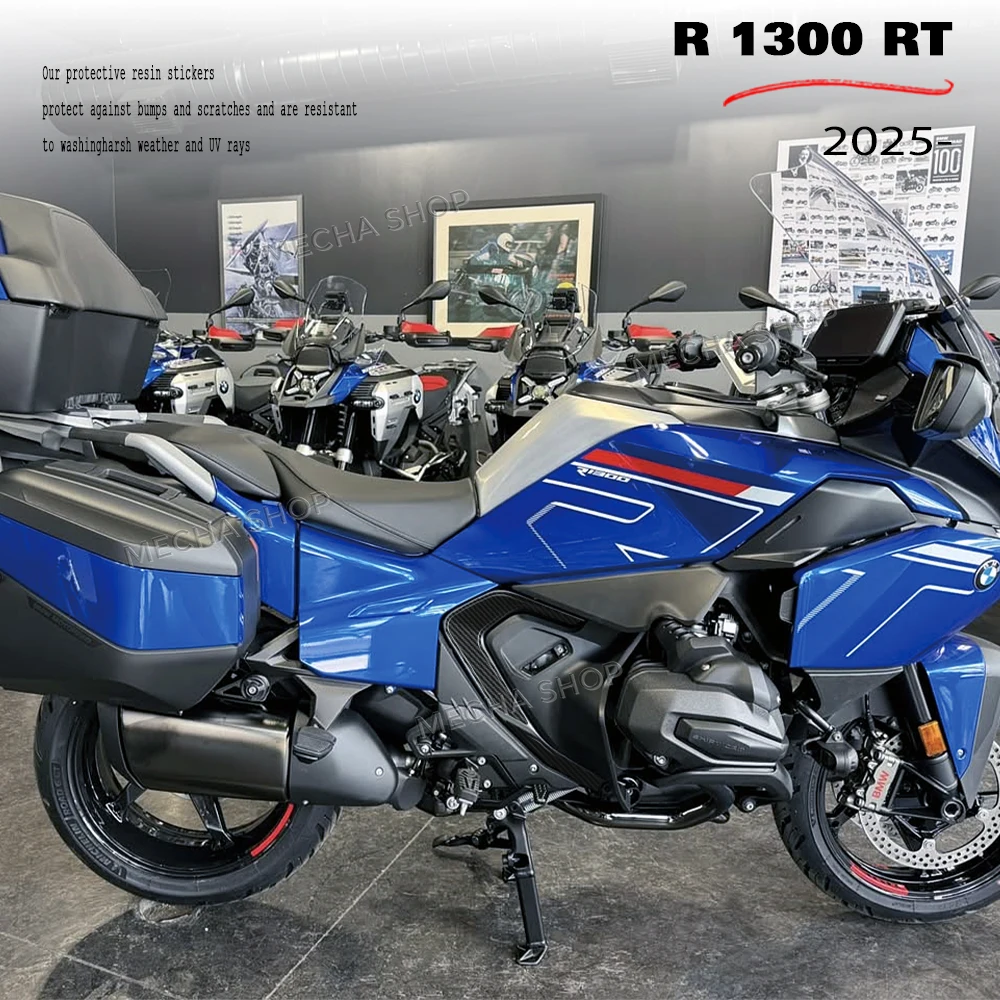 Фото Для R 1300 RT R1300RT 2025 2026 импульсный тройной черный 3D наклейка из смолы защитный комплект рамки №1