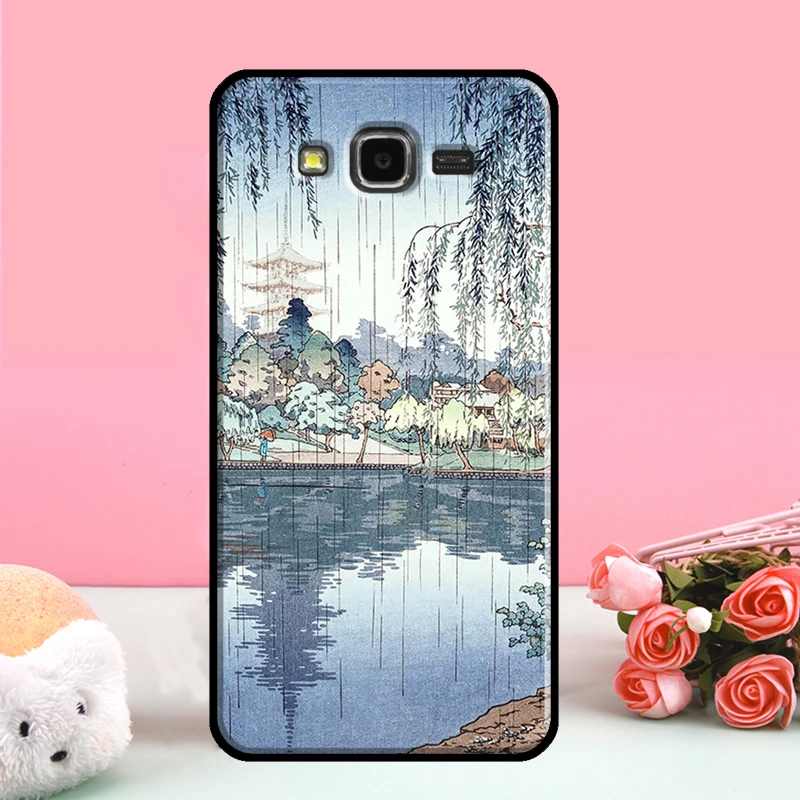 Чехол в японском стиле для Samsung Galaxy J5 J3 J7 J1 A3 A5 2016 2017 A6 A7 A8 A9 J4 J6 Plus J8 2018 |