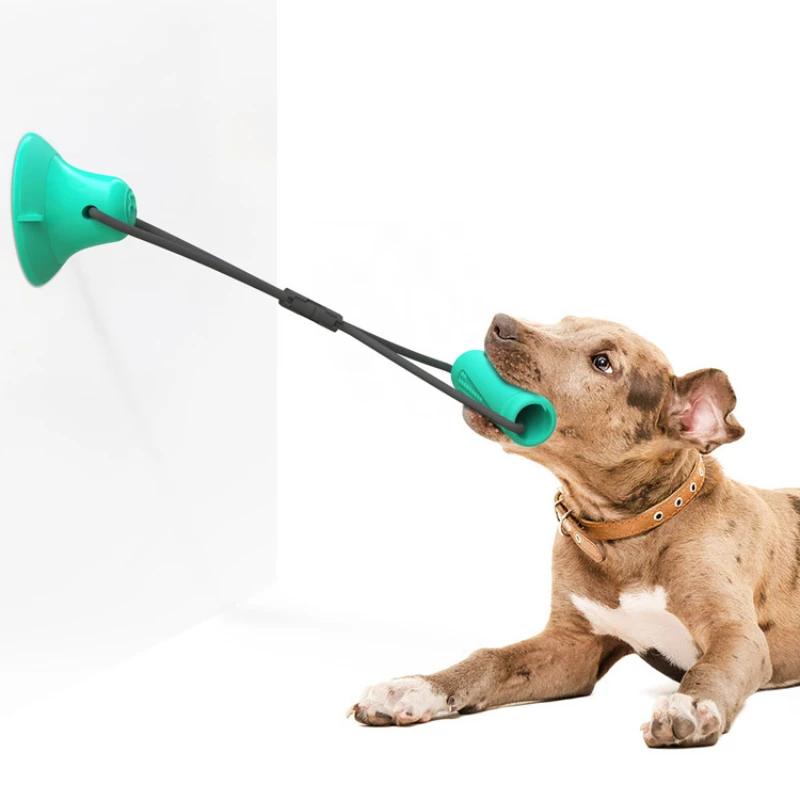 

Dog Chew Toys for Aggressive Chewers Food Treat Training Dispensing Toys in A Set of Ball, Stick, Suction Cup and Rope