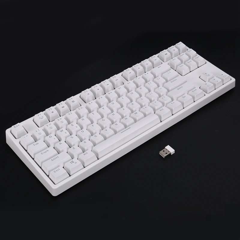 RK87 Mechanical Keyboard 80%, 2.4G/BT5.0/Wired, Wireless Mechanical Keyboard 87 Keys, RGB Hot Swappable Gaming Keyboard enlarge