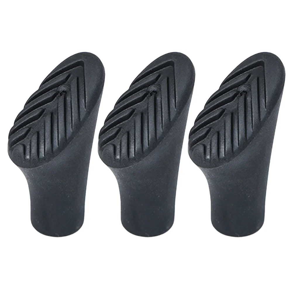 

3Pcs Alpenstock Cover Anti-slip Cover Protection Cover Rubber Cover for Camping Outdoor