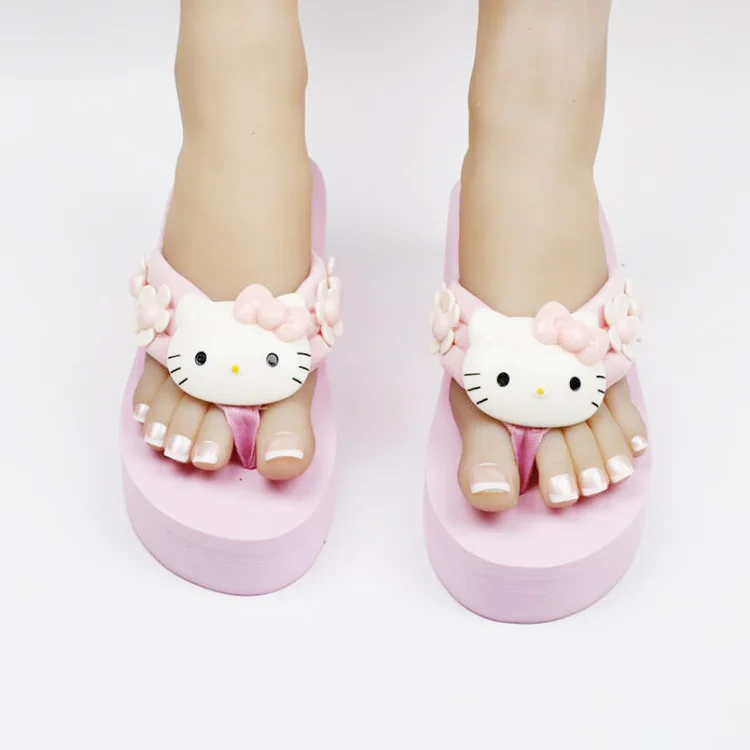 

Hello Katie 2021 New Simple Women's Leisure Shoes Wedge Flip Flop Cheap High Heels Slippers Online Shopping