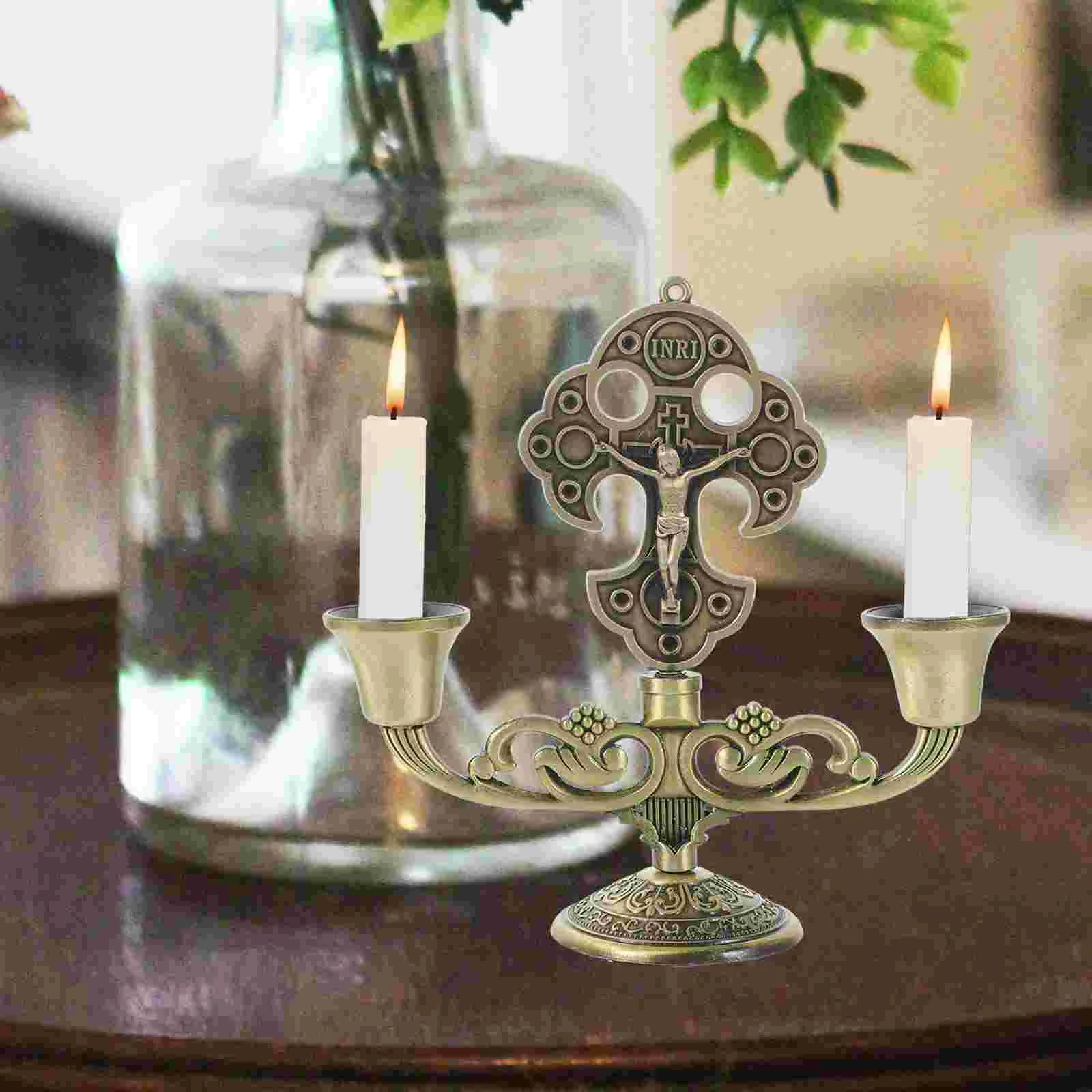 

Double Heads Table Stand Room Holder Small Holder