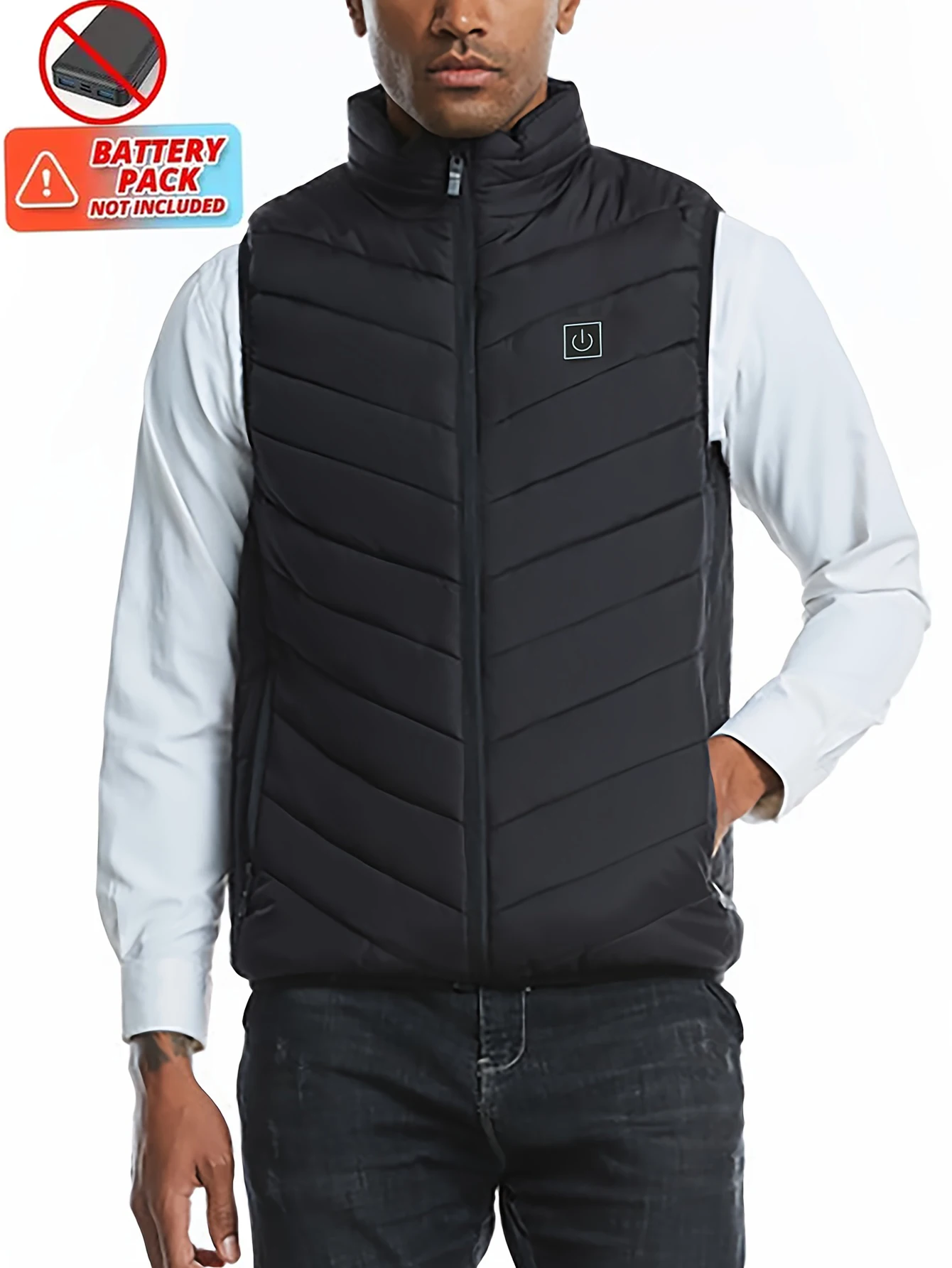 Жилет С Подогревом Для Мужчин И Женщин 15/13/9 Зон Электрический Обогреватель Тела