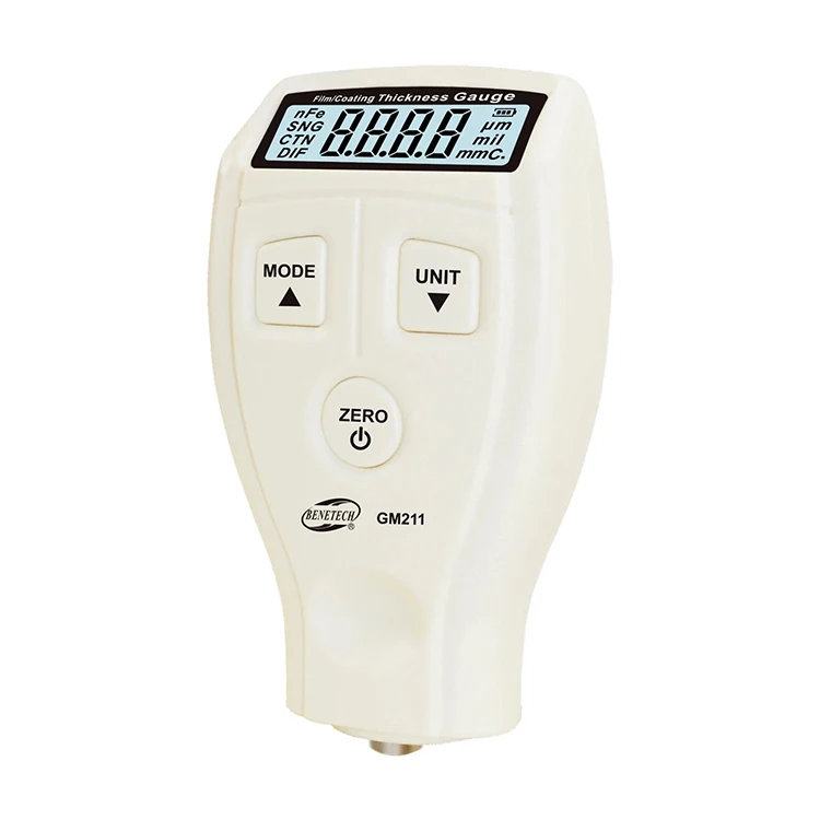 

Benetech Gm211Compound Fe-based Aluminum Matrix Film Coating Thickness Gauge