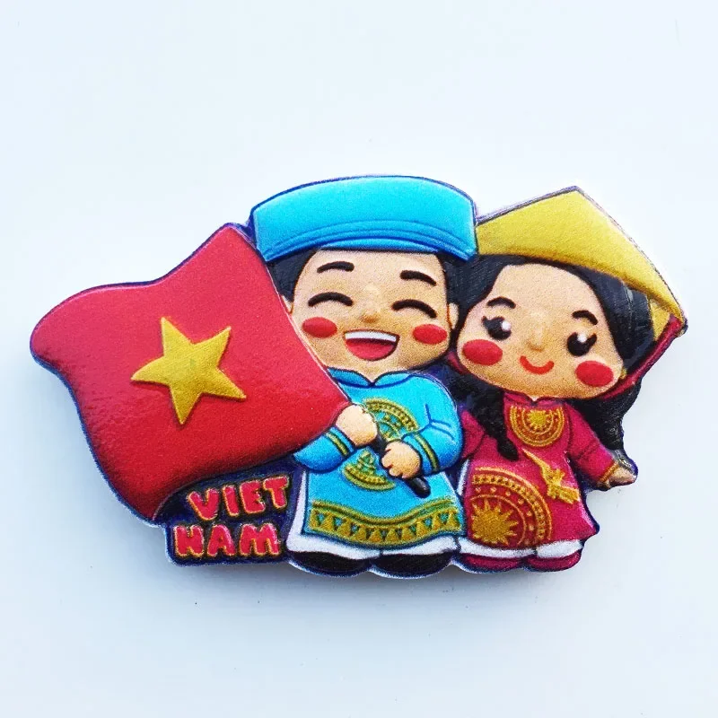 Вьетнамские магниты на холодильник) phố Nha Trang Ha Long Bay сувениры для путешествий