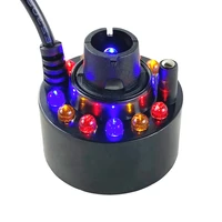 12 led lamps rockery ultrasonic fogger fountain aquarium tank atomizer head mist maker ultrasonic atomizer humidifier