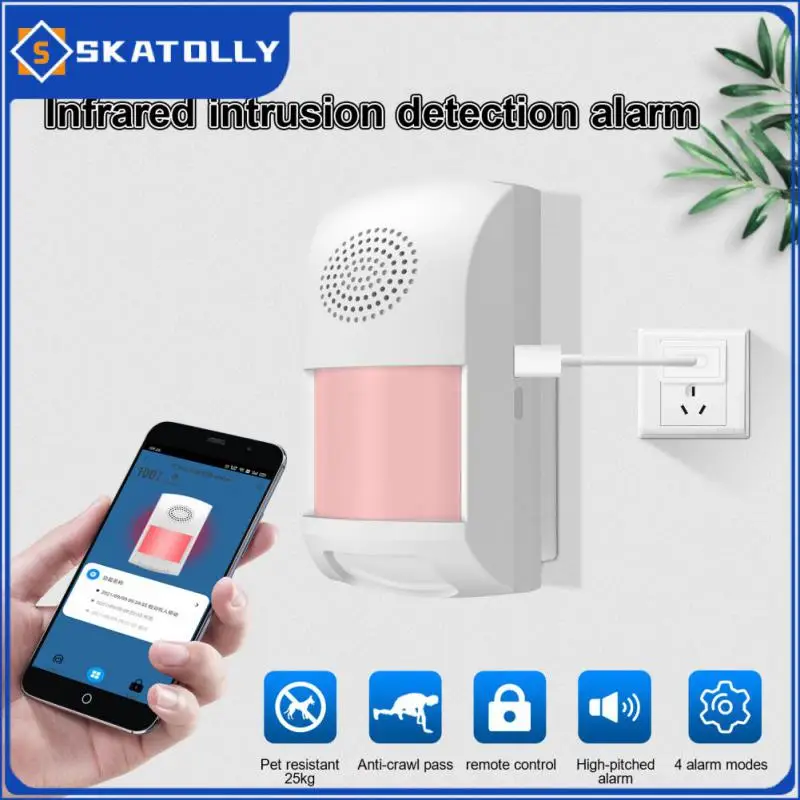 

Мини датчик движения человеческого тела независимая инфракрасная Сигнализация 100 дБ Время сигнализации Wi-Fi инфракрасные детекторы Smart Life пульт дистанционного управления Tuya