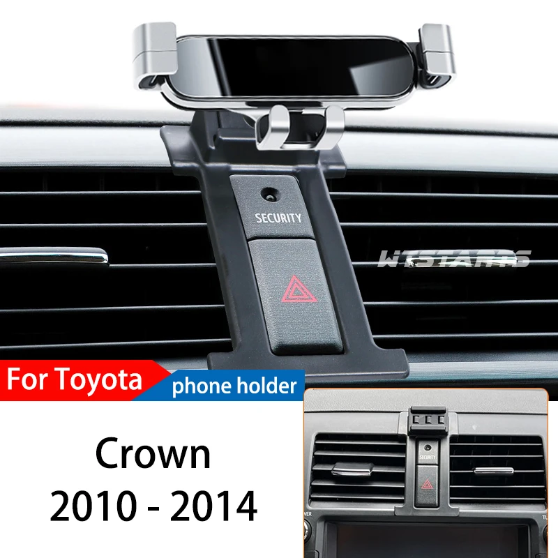 

Автомобильный держатель для телефона Toyota Crown 2010-2022 GPS Специальный гравитационный навигационный Кронштейн для мобильного телефона Поворот на 360 градусов подставка аксессуары