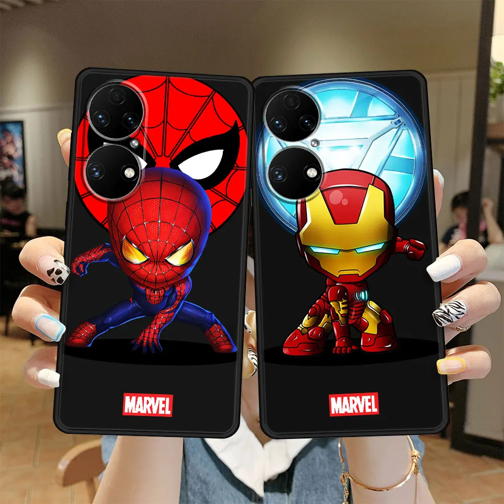 Мягкий чехол для телефона с героями мультфильмов Marvel Железный человек