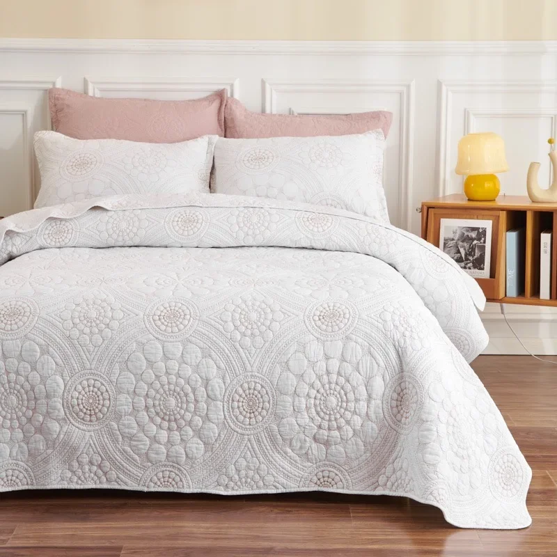 3 шт. покрывало на кровать из 100% хлопка двойные покрывала и для пары