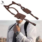 Портативный кожаныйнейлоновый кошелек для подмышек, противокражный скрытый кобура для телефона, мужской секретный агент, двойной кошелек на плечо, сумка, чехол