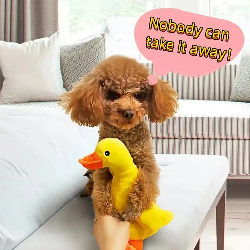 Funny Cat and Dog Interactive Toy Duck Soft and Comfortable Simulation Plush Duck Pet Toy Cat Dog Pillow Pet Supplies Wholesale