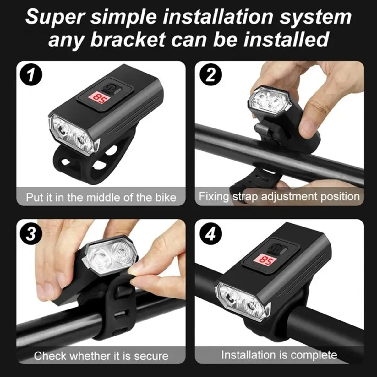 Велосипедный фонарь T6 светодиодный 1200 люмен USB перезаряжаемый лампа дорожный