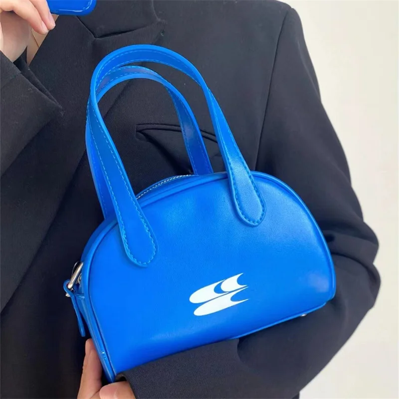 

Solid Color High-quality PU Leather Bag Women's Western Style One-shoulder Messenger Bag Fashion All-match Handbag For Girls