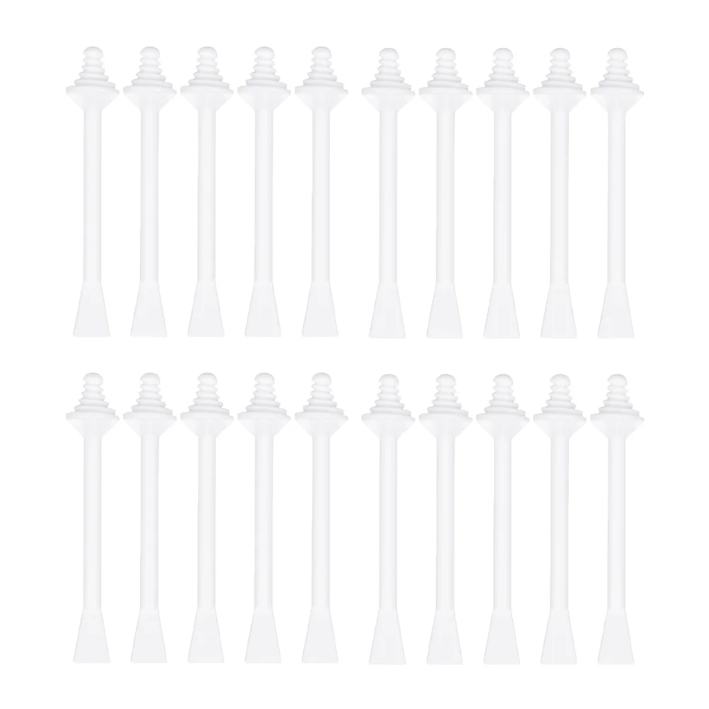 

20 Pcs Nasal Hair Removal Stick Makeup Kit 1 Wax Disposable Rod Miss Eyeshadow Applicators Spatula