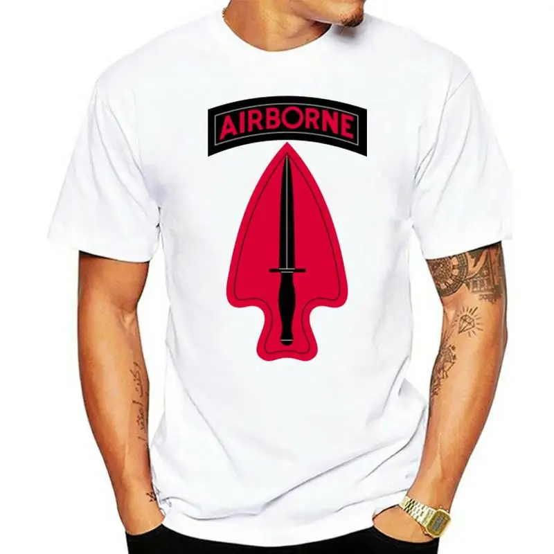 

US Army Special Operations Command Badge Shirt Airborne CISB MISG USASOC - NEW