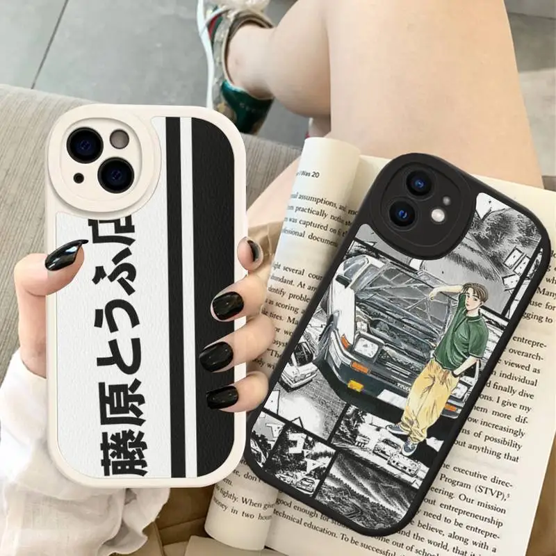 

Anime Initial D Phone Case Hard Leather For iPhone 14 13 12 Mini 11 14 Pro Max Xs X Xr 7 8 Plus
