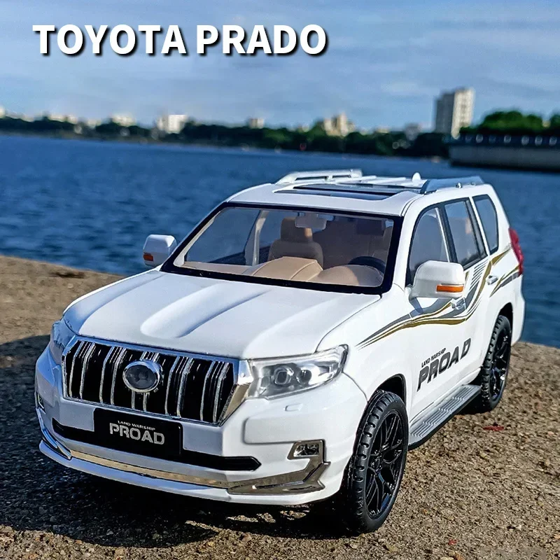 1:18 TOYOTA Land Cruiser Prado SUV модель автомобиля из сплава имитация автомобилей игрушки для
