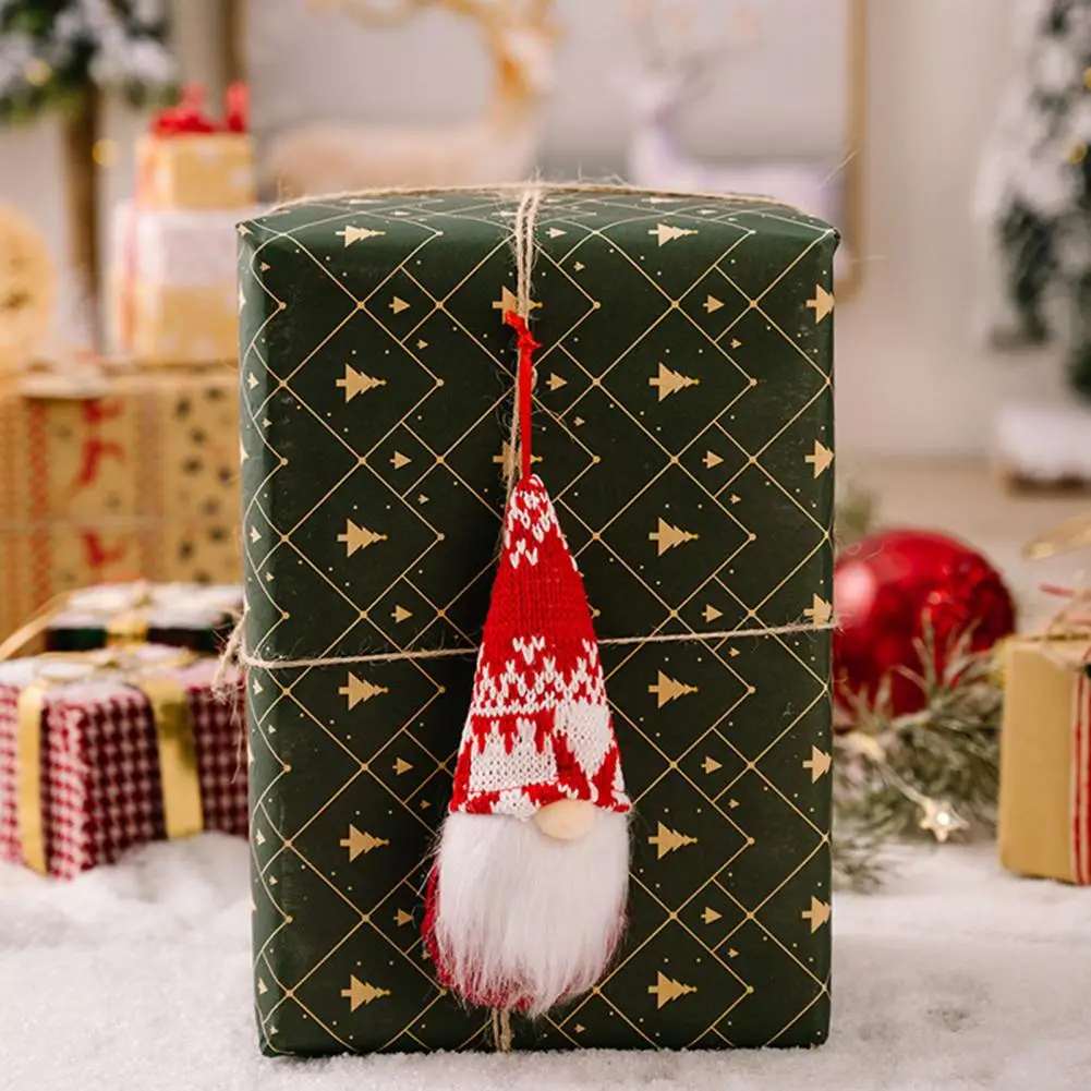 

Рождественская Кукла без лица, отличное качество изготовления, Рождественская кукла с подвеской, Рождественская безликая искусственная кукла