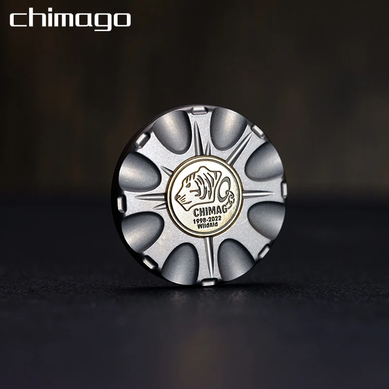 Chimago Tiger Year Commemorative Edition Rescue Coin Titanium Alloy EDC Adult Tide Play Decompression Toys enlarge