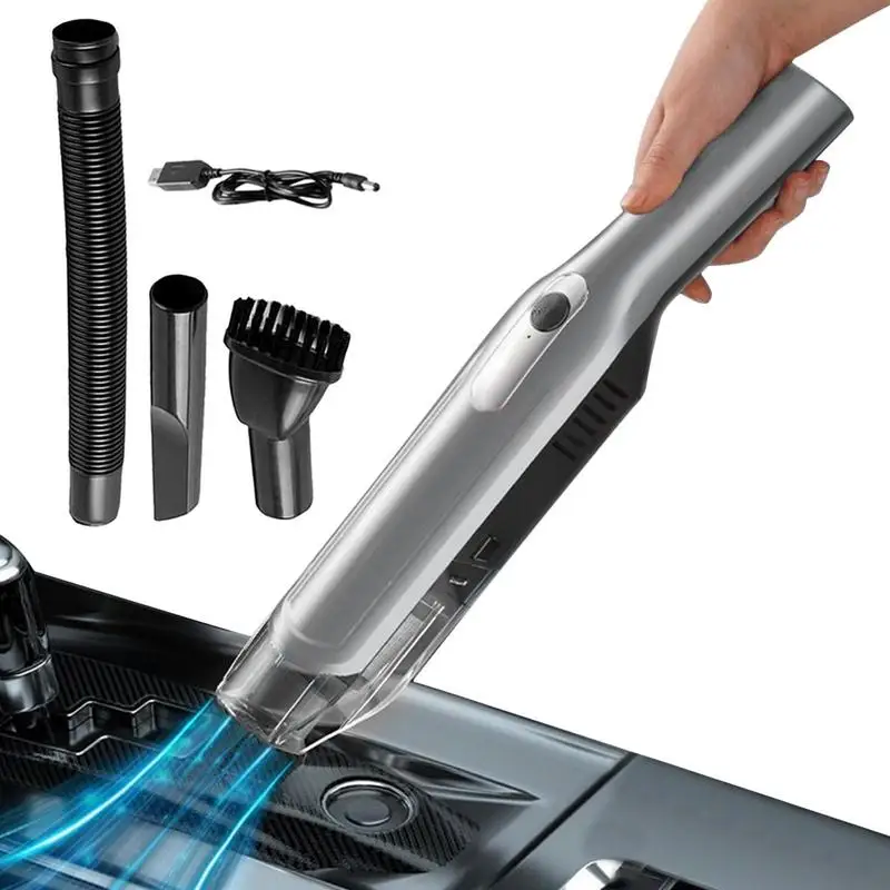 Ручной автомобильный мини-пылесос с 3 фильтрами, 19800 Па