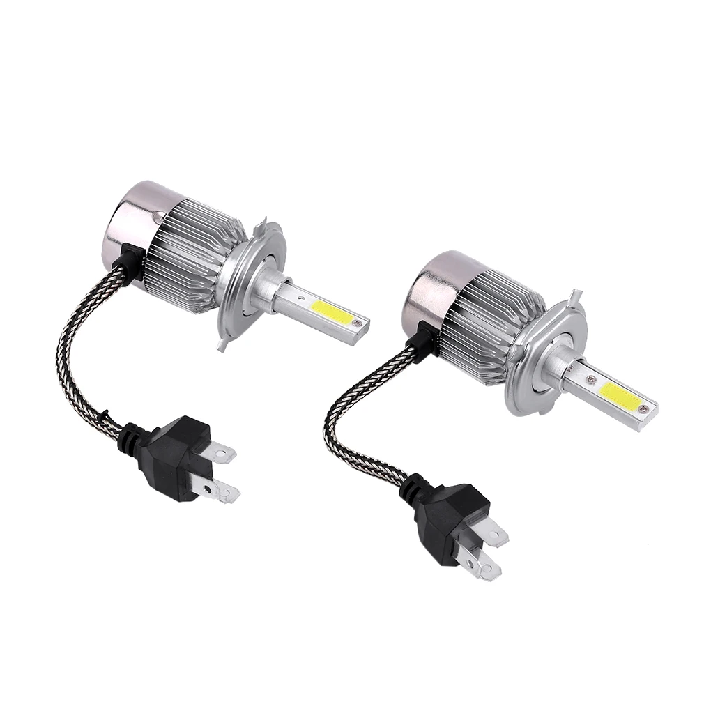 

2PCS C9 9005 COB Led Beam 72W 6000K/White Replacement Daytime Running Lights DRL Fog Headlight Driving Bulb