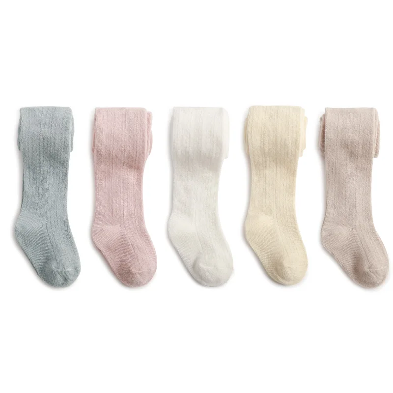 Baby Girls 0-6Y Cotton Long Socks Hollow Stockings Spring Summer Pantyhose Kids Leggings Children Accessories